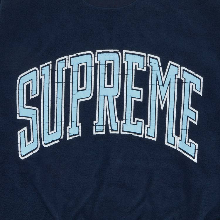 Buy Supreme Inside Out Crewneck 'Navy'   FWSW NAVY   GOAT