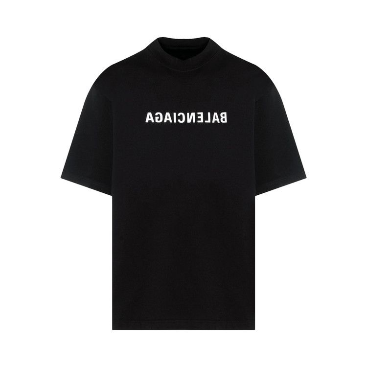 Balenciaga Medium Fit T-Shirt Black/White