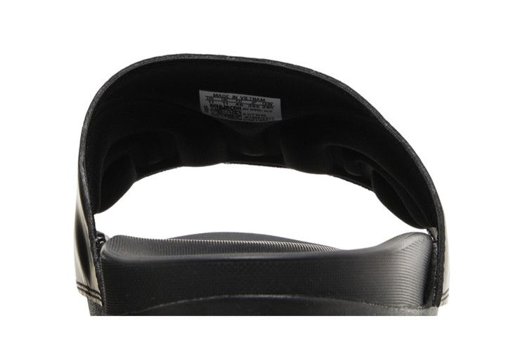 Adidas Adilette Comfort Slide Black Gold Metallic