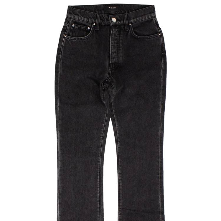 Buy Amiri Long Stretch Flare Jeans 'Black' - WDR006 023 BLAC