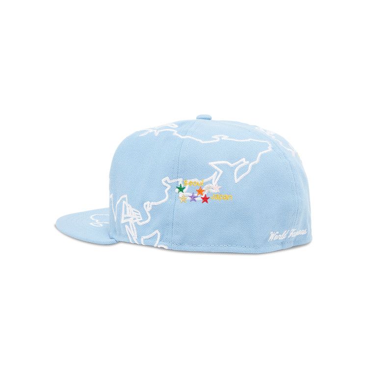Buy Supreme Worldwide Box Logo New Era 'Light Blue' - FW23H21