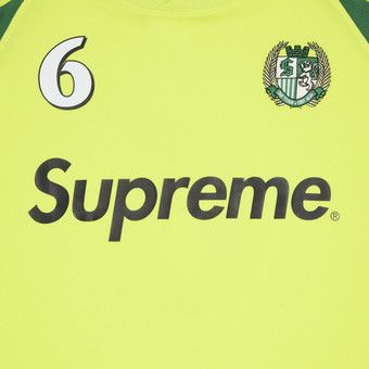 Buy Supreme Hooded Soccer Jersey 'Bright Green' - FW23KN37