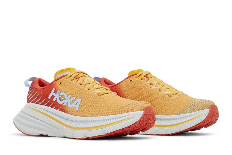 Hoka Bondi X 'fiesta Amber Yellow'