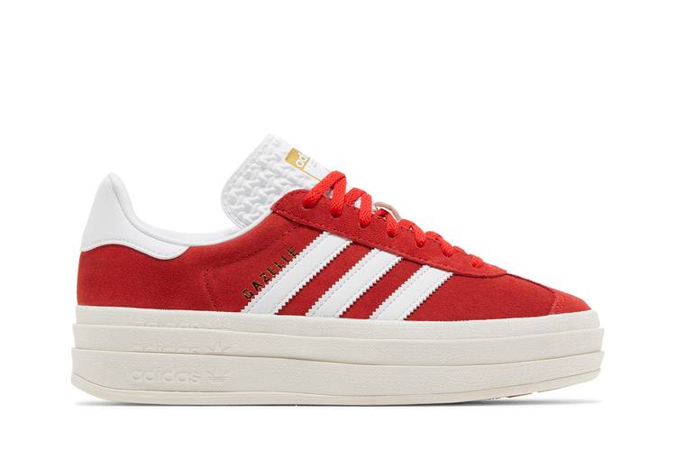 Red adidas 2025 gazelle trainers