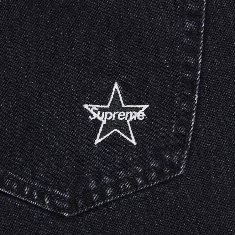 Buy Supreme Regular Jean 'Washed Black' - FW23P31 WASHED BLACK