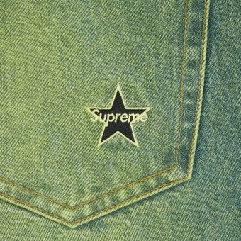 Buy Supreme Regular Jean 'Overspray Green' - FW23P31 OVERSPRAY