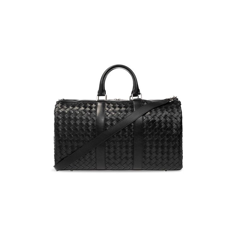 Buy Bottega Veneta Classic Intrecciato Duffle Bag 'Black