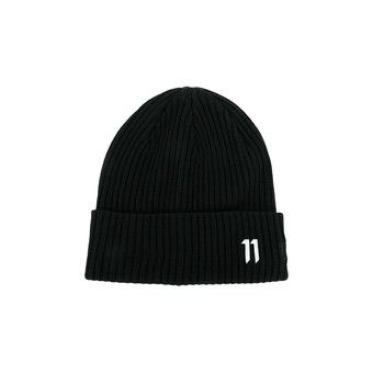 NEW ERA x 11 by BORIS BIDJAN SABERI ビーニー 11 by Boris Bidjan Saberi Black New Era Edition Logo Beanie