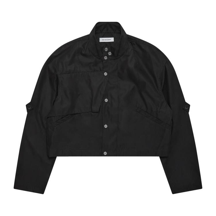 Buy Kiko Kostadinov Meno Cropped Jacket 'Black' - KKAW23J04 31 