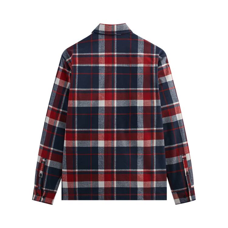 Buy Kith Brushed Flannel Ginza Shirt 'Nocturnal