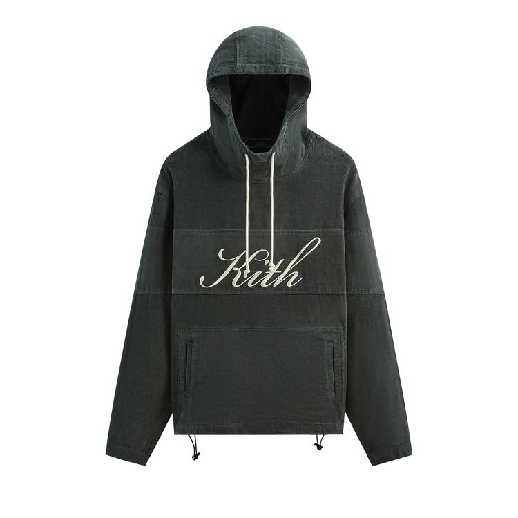 Buy Kith Washed Corduroy Caden Hoodie 'Machine' - KHM031528