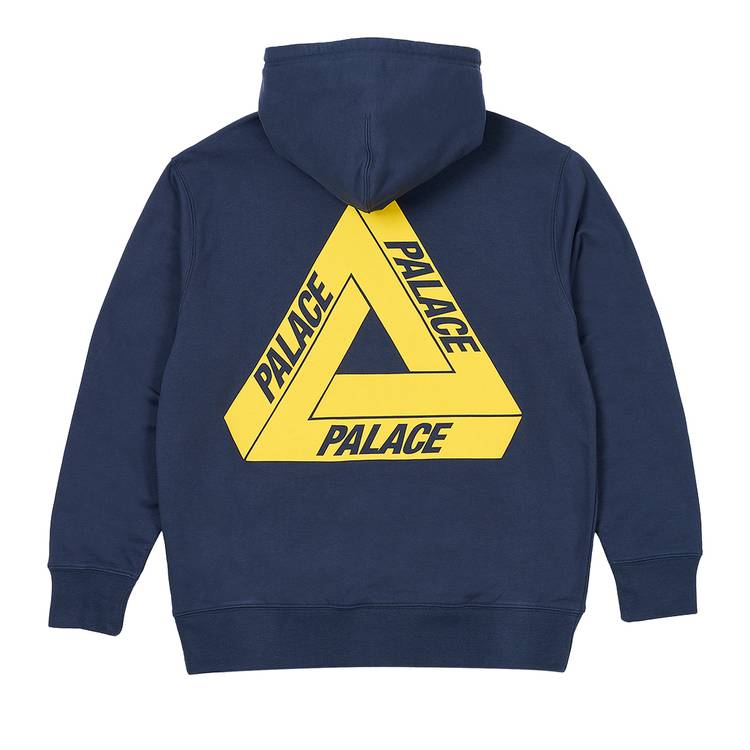 Buy Palace Tri-Puff Print Zip Hood 'Navy' - P24HD007 | GOAT