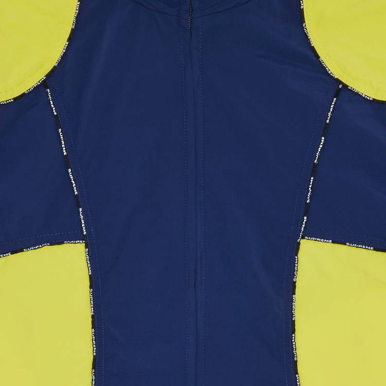 Buy Supreme Logo Piping Hooded Track Jacket 'Navy' - FW23J15 NAVY