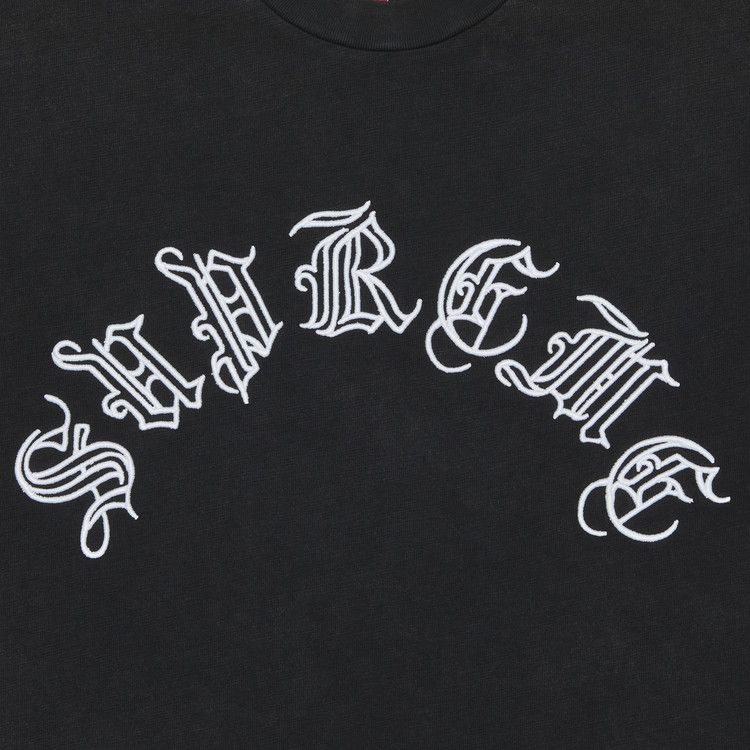 Buy Supreme Old English Short-Sleeve Top 'Black' - FW23KN75 BLACK