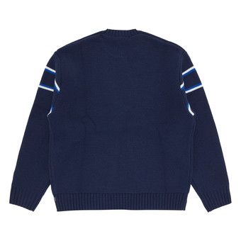 Buy Supreme Chest Stripe Sweater 'Navy' - FW23SK38 NAVY | GOAT