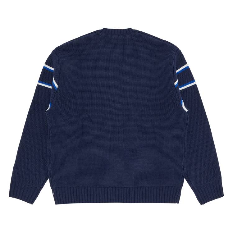 Buy Supreme Chest Stripe Sweater 'Navy' - FW23SK38 NAVY
