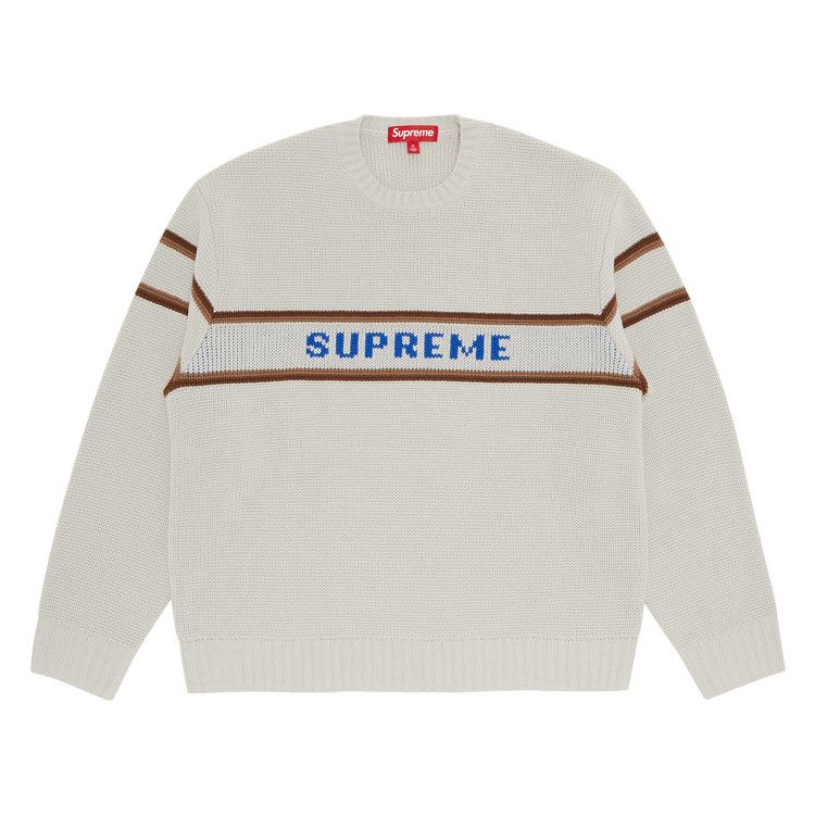 Supreme chest stripe hot sale logo hooded sweatshirt