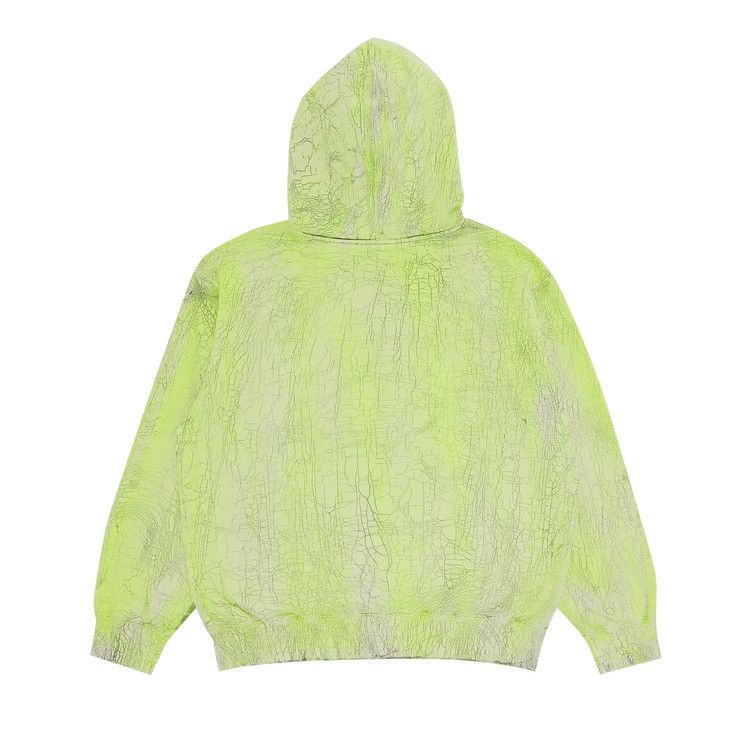 Buy Supreme Crackle Zip Up Hooded Sweatshirt 'Yellow' - FW23SW108