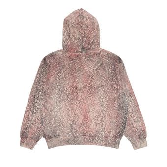 Buy Supreme Crackle Zip Up Hooded Sweatshirt 'Red' - FW23SW108 RED