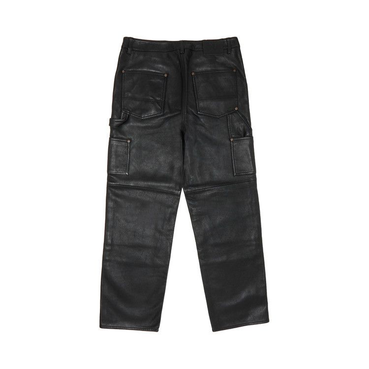Buy Supreme Leather Double Knee Painter Pant 'Black