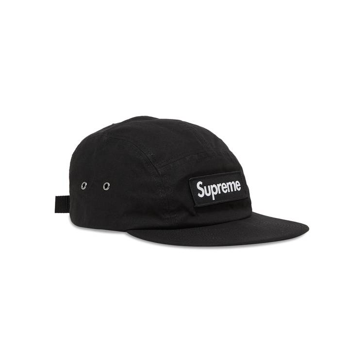 Buy Supreme Waxed Cotton Camp Cap 'Black' - FW23H26 BLACK | GOAT