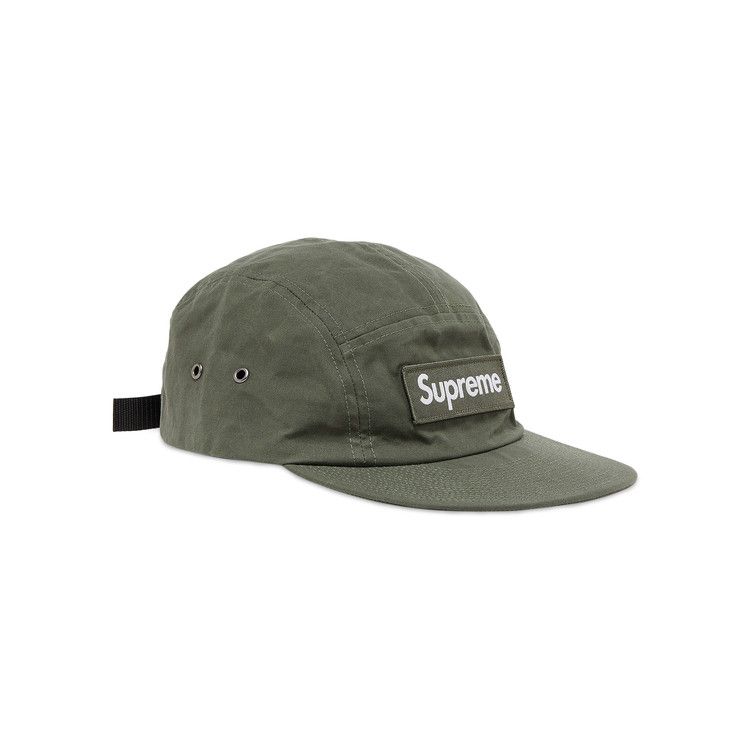 Supreme Waxed Cotton Camp Cap 'Olive'