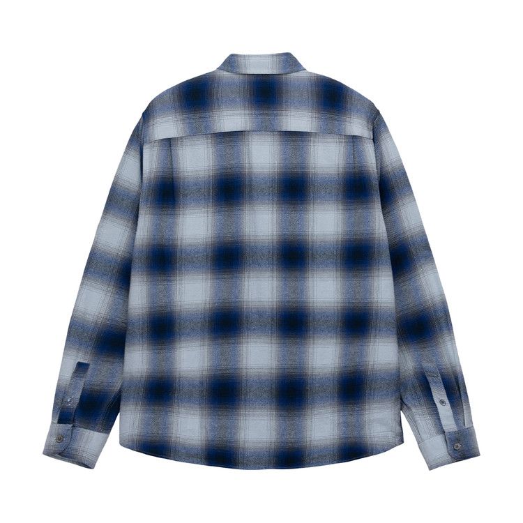 Stussy Bay Plaid Shirt Navy