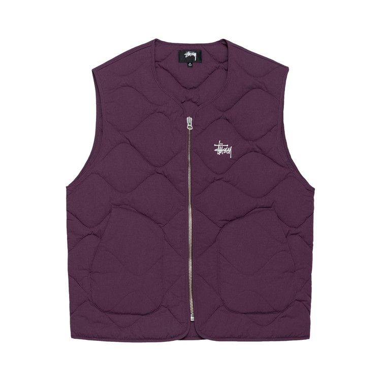 トップス STUSSY RECYCLED VEST Stussy Recycled Nylon Liner Vest - Coyote | Flatspot