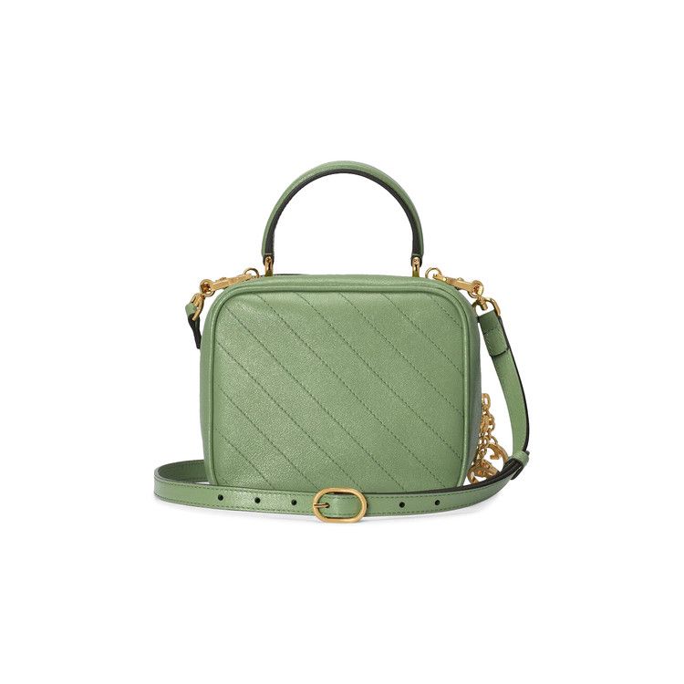 Gucci Blondie Top Handle Bag Green Soil Grass