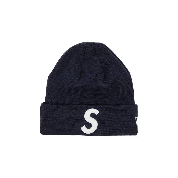 Buy Supreme x New Era S Logo Beanie 'Navy' - FW23BN42 NAVY