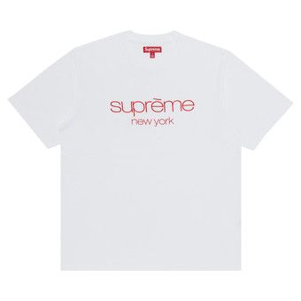 【Supreme】 White Short Sleeve Top★Grey★24FW★ Buy Supreme Twill Appliqué Short-Sleeve Top 'Heather Grey