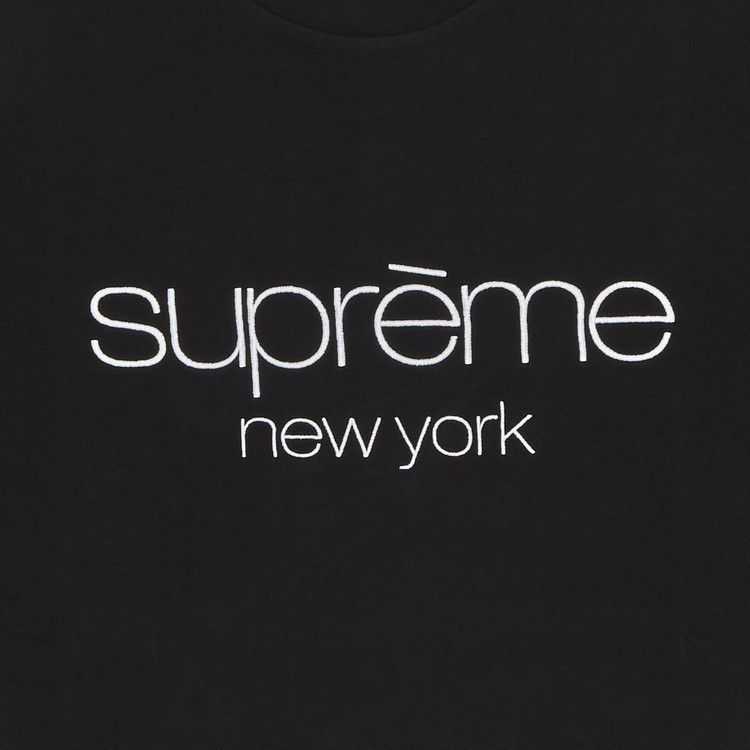 Buy Supreme Classic Logo Short-Sleeve Top 'Black' - FW23KN82 BLACK