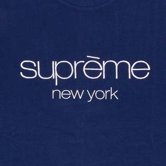 Buy Supreme Classic Logo Short-Sleeve Top 'Navy' - FW23KN82 NAVY