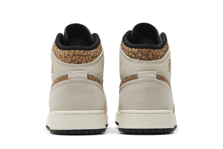 Air Jordan 1 Mid SE Gs Brown Elephant