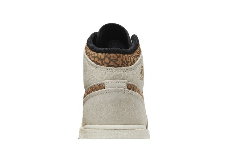 Air Jordan 1 Mid SE Gs Brown Elephant