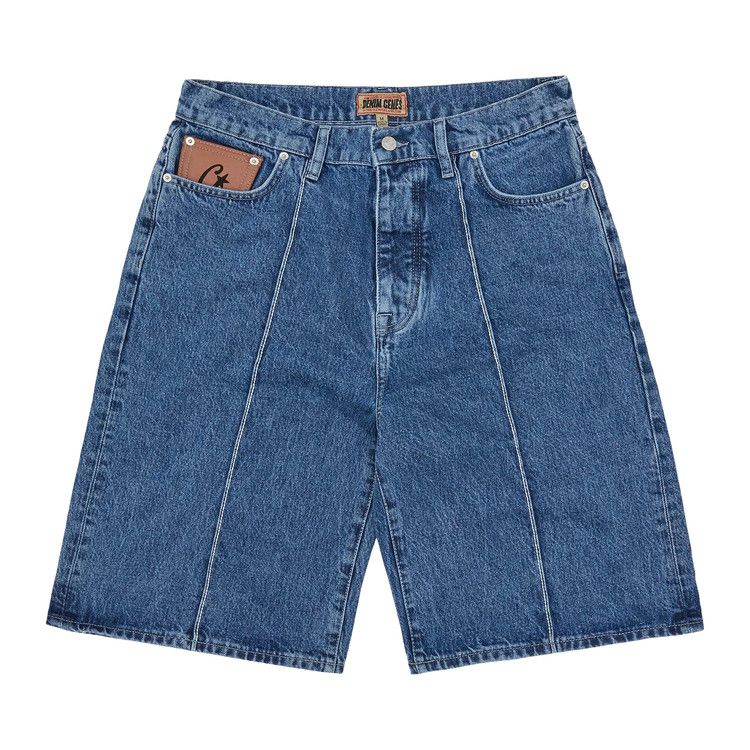 Corteiz C-Star Denim Jorts Faded Blue Men's - SS23 - US