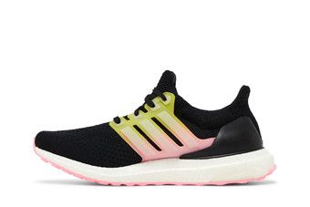 ultra boost black and pink
