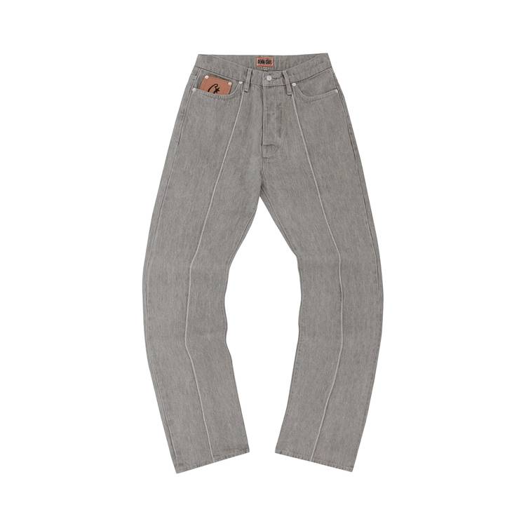 Corteiz C-Star Denim Jeans 'Grey'