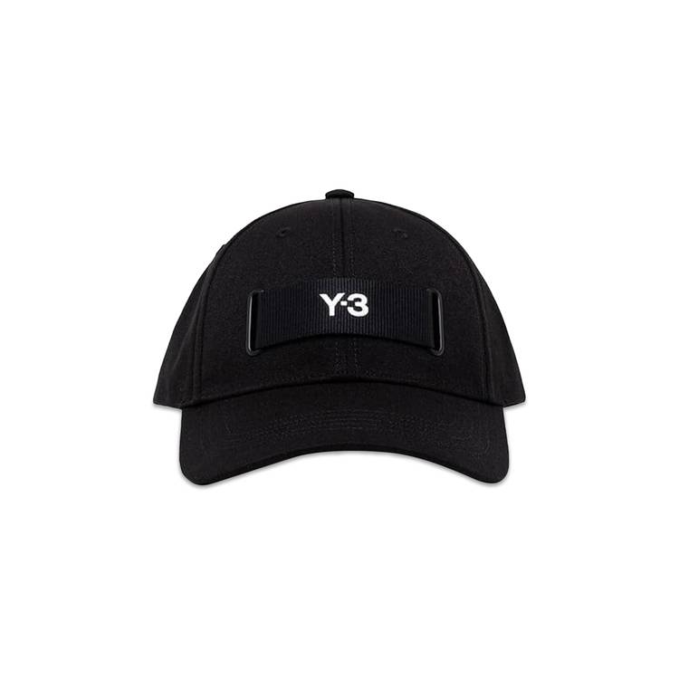 Buy Y-3 Front Webbing Cap 'Black' - IU4630 | GOAT