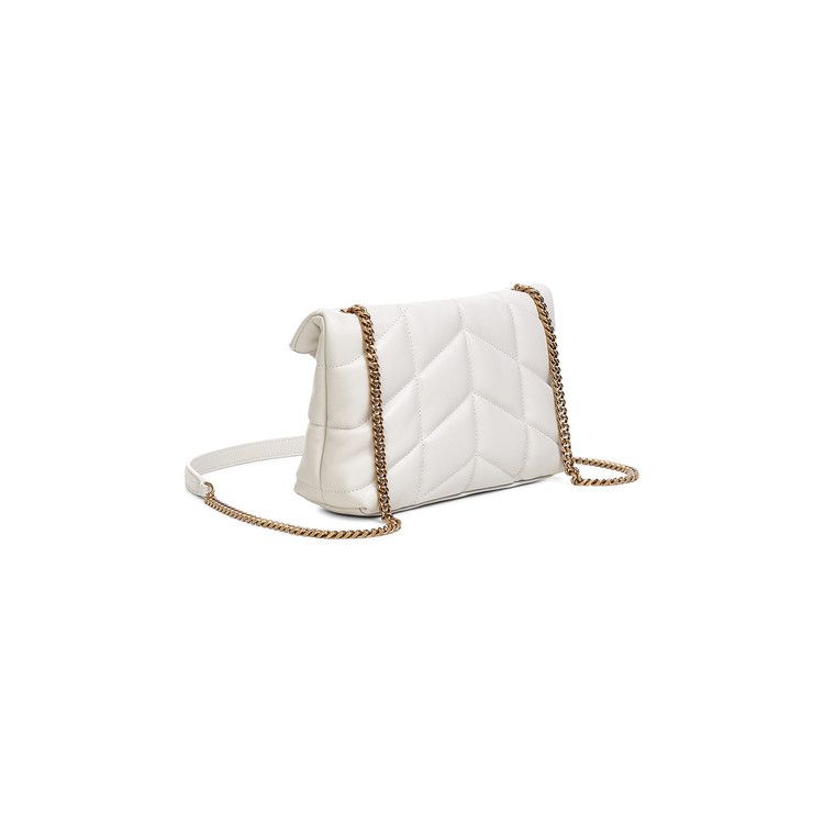 Saint Laurent Puffy Mini Bag Crema Soft