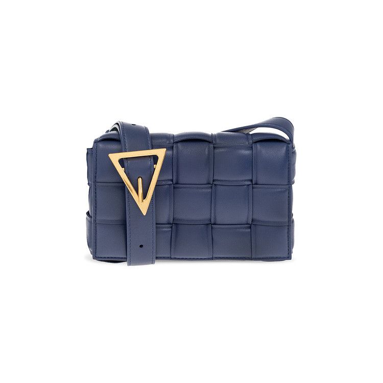 【送料&関税込】Bottega Veneta Midnight Blue BouclA£AC Mini Buy Bottega Veneta Mini Cassette 'Cruise/Gold' - 717506