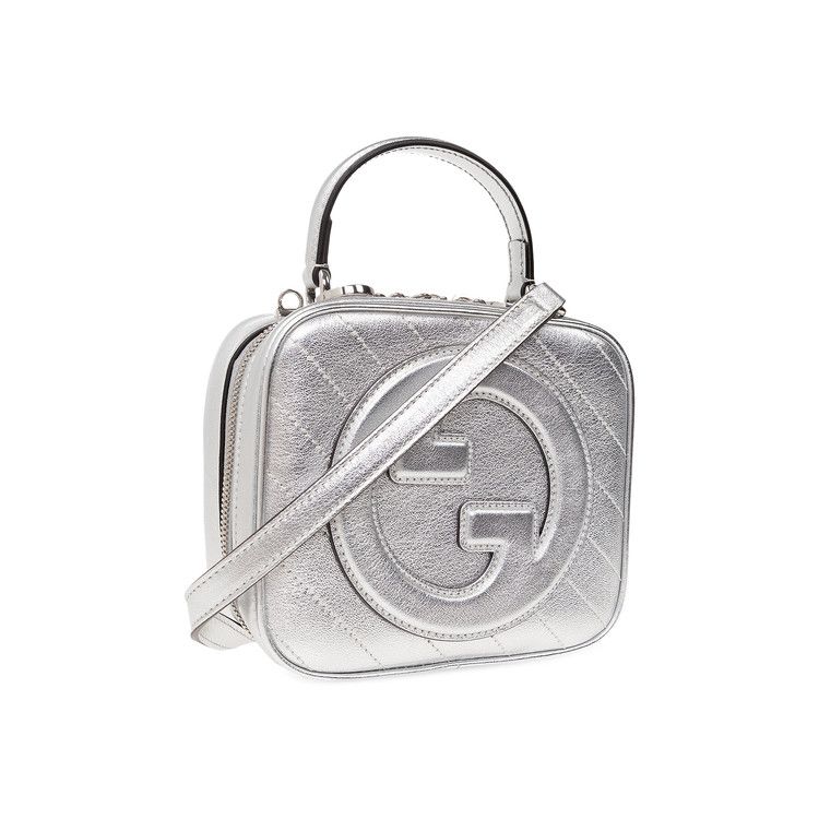 Gucci Blondie Top Handle Bag Silver
