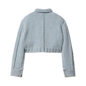 Buy Carhartt WIP x Sacai Knit Jacket Michigan 'Light Blue