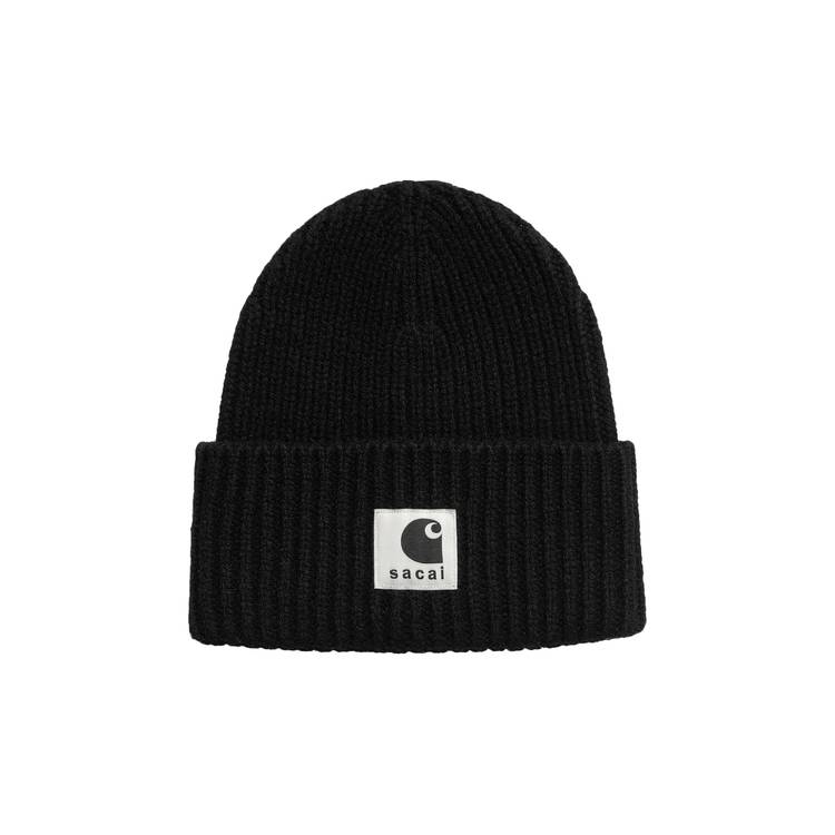 Buy Carhartt WIP x Sacai Beanie 'Black' - I032638 BLAC | GOAT CA