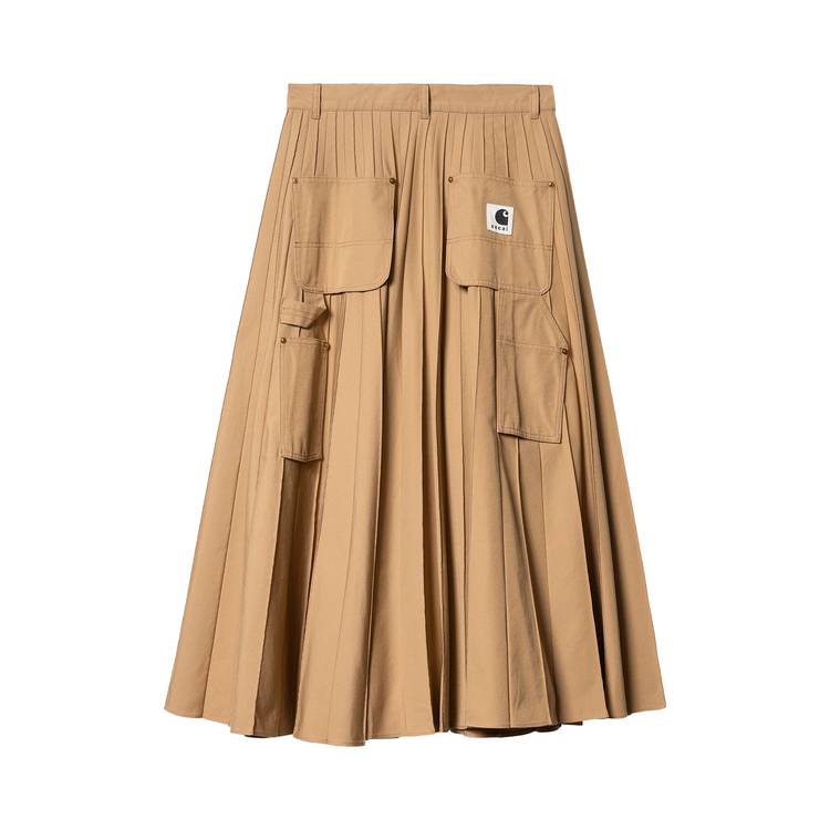 Buy Carhartt WIP x Sacai Pleated Skirt 'Beige' - I033298 BEIG | GOAT