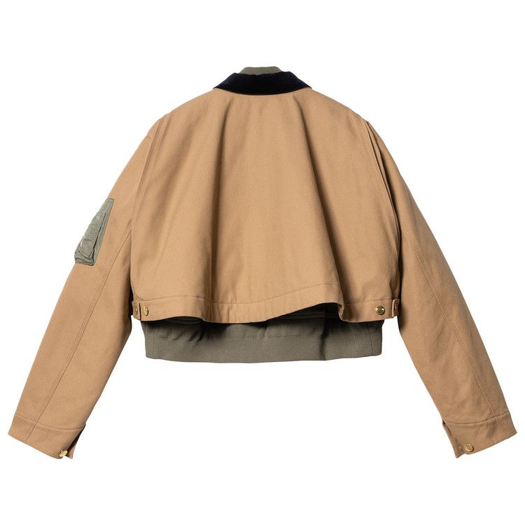 Buy Carhartt WIP x Sacai Canvas MA-1 Jacket Detroit 'Beige