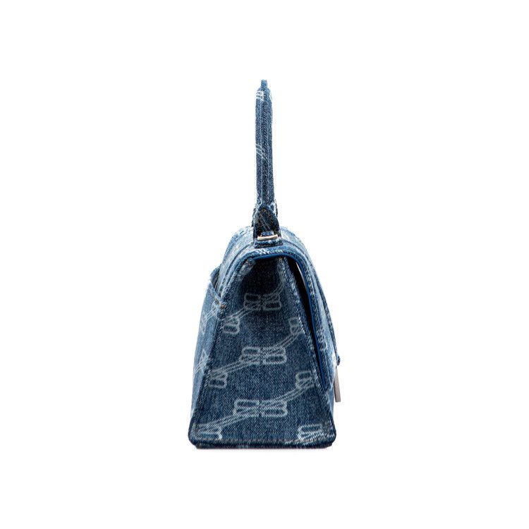 Balenciaga Hourglass Small Handbag Blue