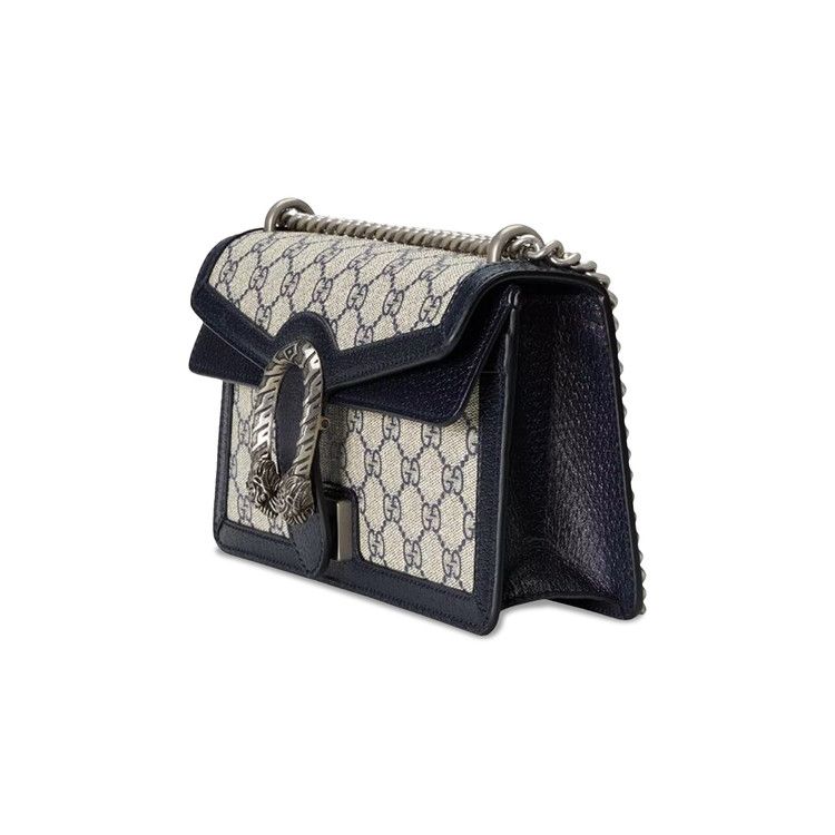 Gucci Dionysus GG Small Shoulder Bag Beige/Blue Supreme