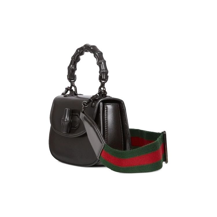 Gucci Bamboo 1947 Mini Top Handle Bag Black