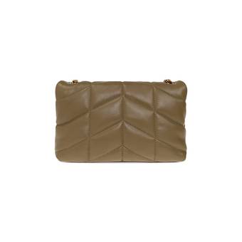 Saint Laurent Toy Loulou Puffer Quilted Leather Crossbody Bag Hazel Green